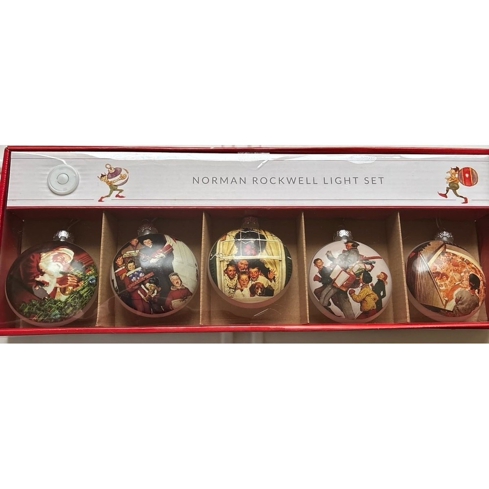 NEW Norman Rockwell Light Set‎